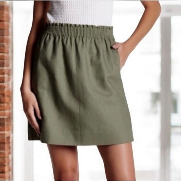 ⭐️🌹NWOT J. Crew Sidewalk Wool Blend Skirt - Picture 1 of 7